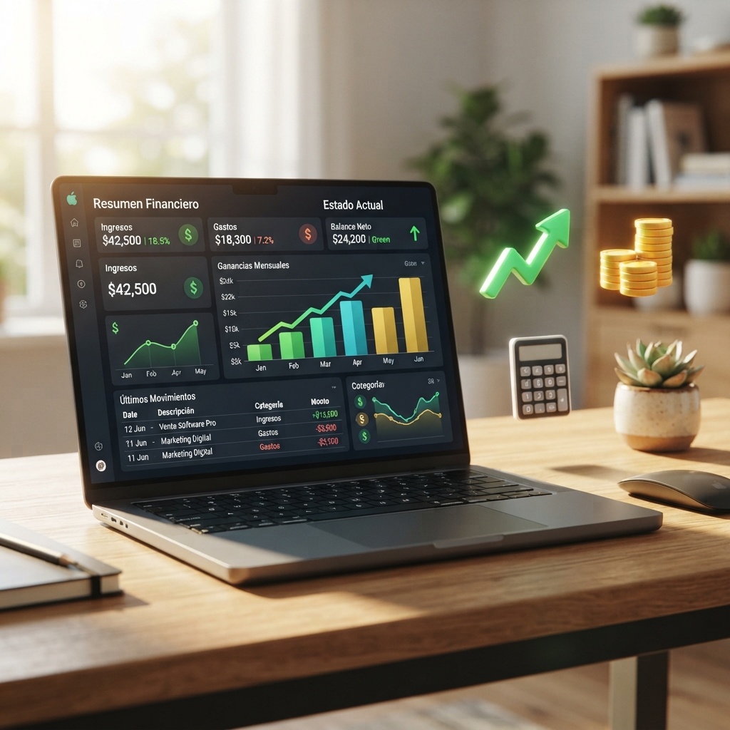 Dashboard de ProTax FácilBooks — Control total de las finanzas de tu negocio
